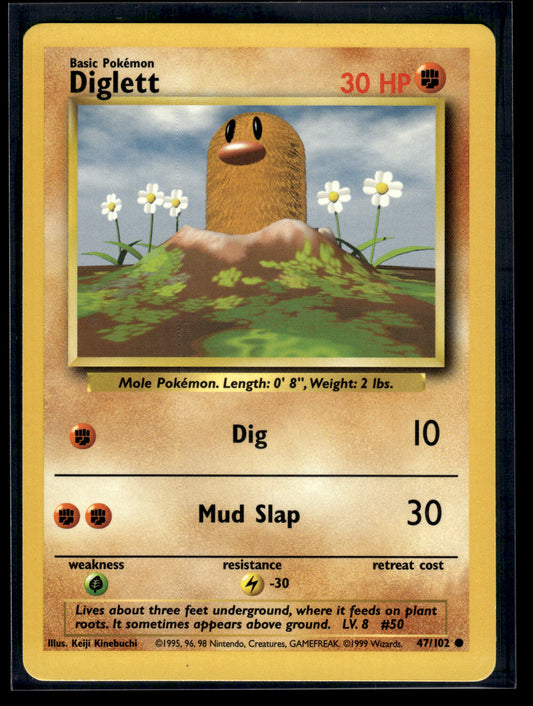 Diglett #047/102 Base Set LP