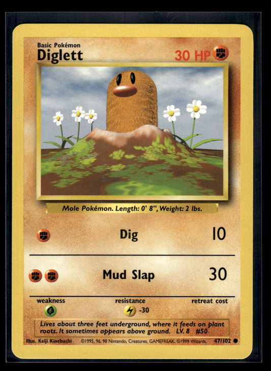 Diglett #047/102 Base Set LP