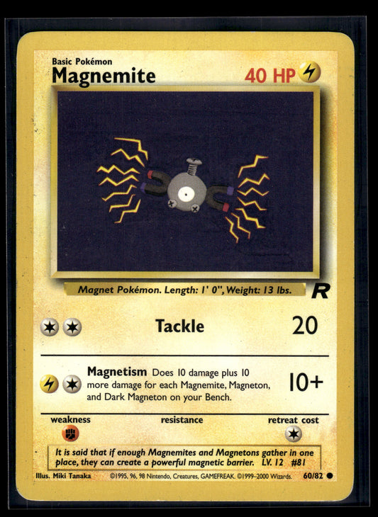 Magnemite #60/82 Team Rocket MP