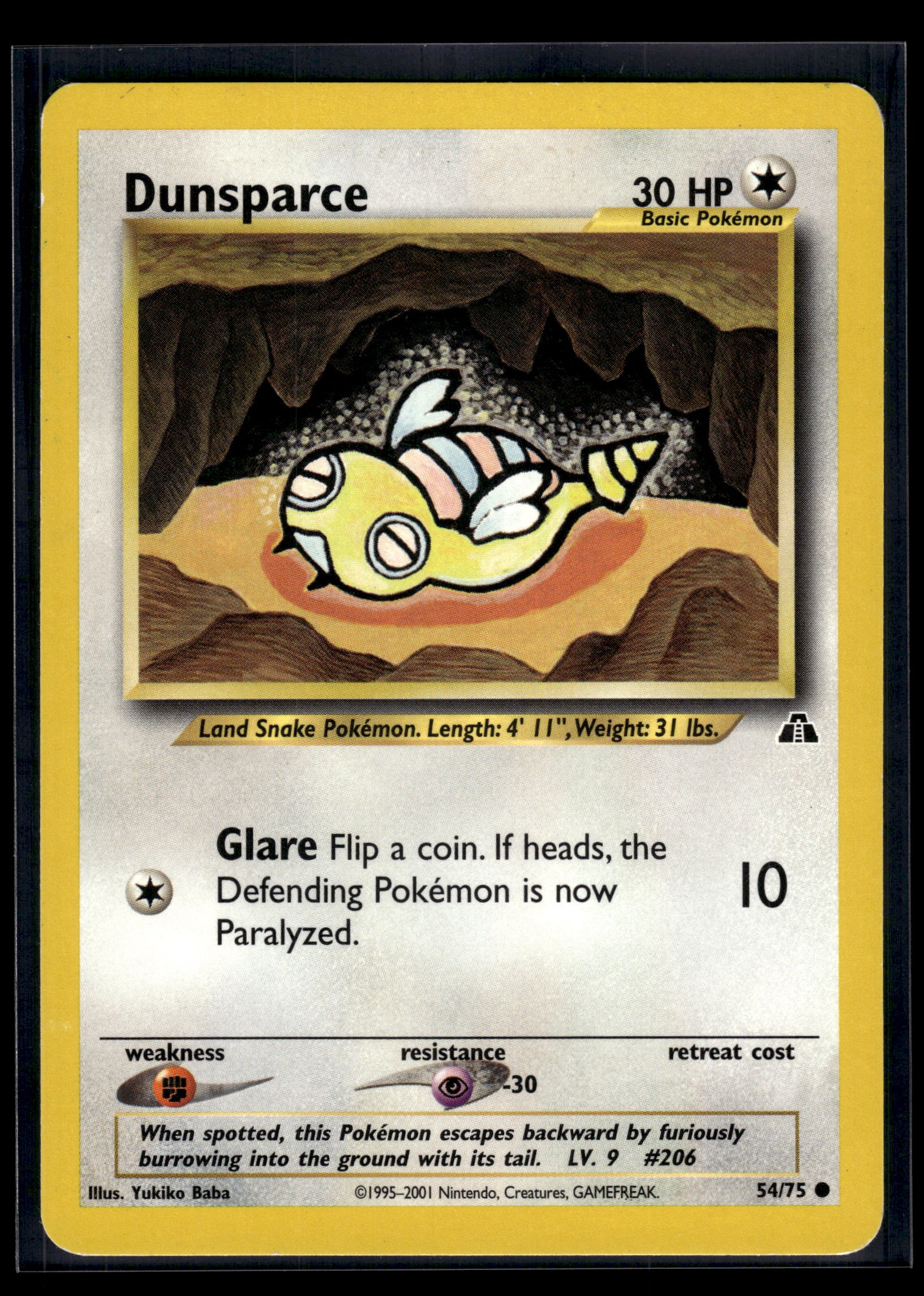 Dunsparce #54/75 Neo Discovery LP