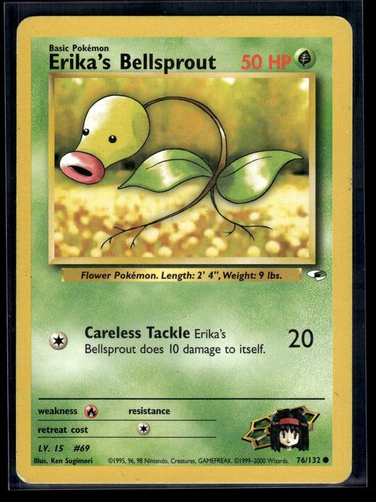 Erika's Bellsprout #076/132 Gym Heroes MP
