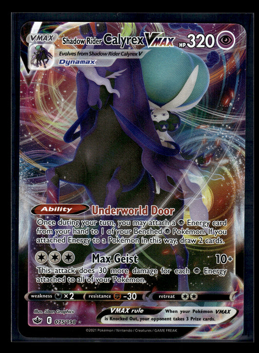 Shadow Rider Calyrex VMAX #075/198 Chilling Reign NM