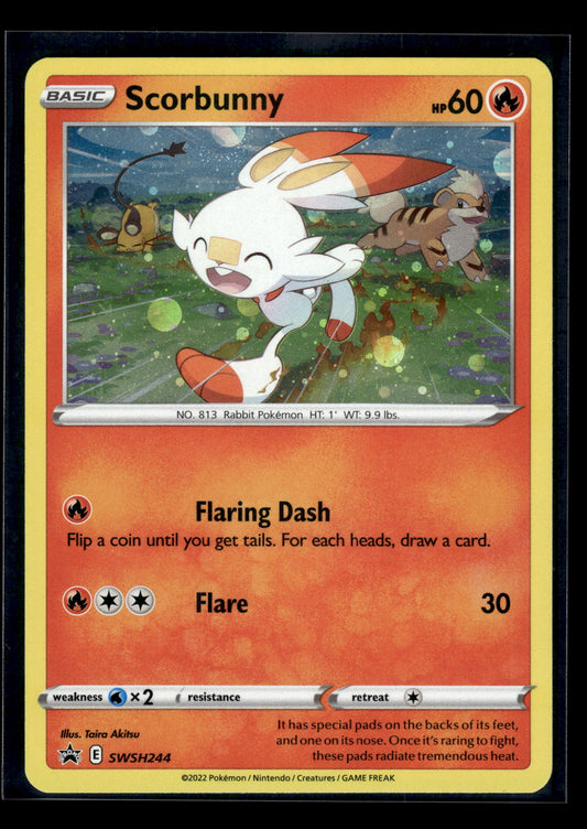 Scorbunny #SWSH244 Sword & Shield Promo Cards LP
