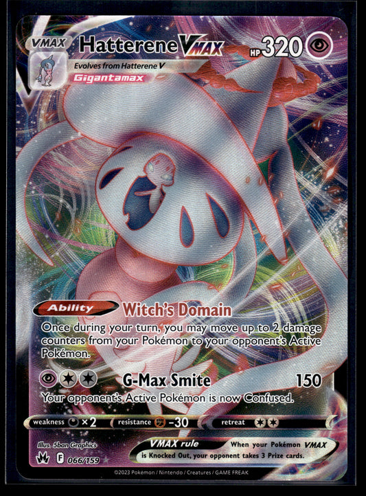 Hatterene VMAX #066/159 Crown Zenith NM