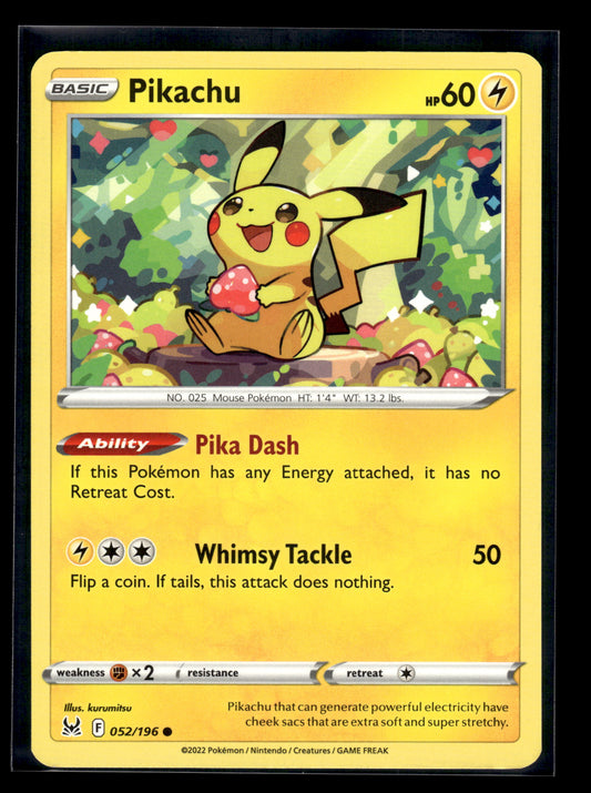 Pikachu #052/196 Lost Origin VLP