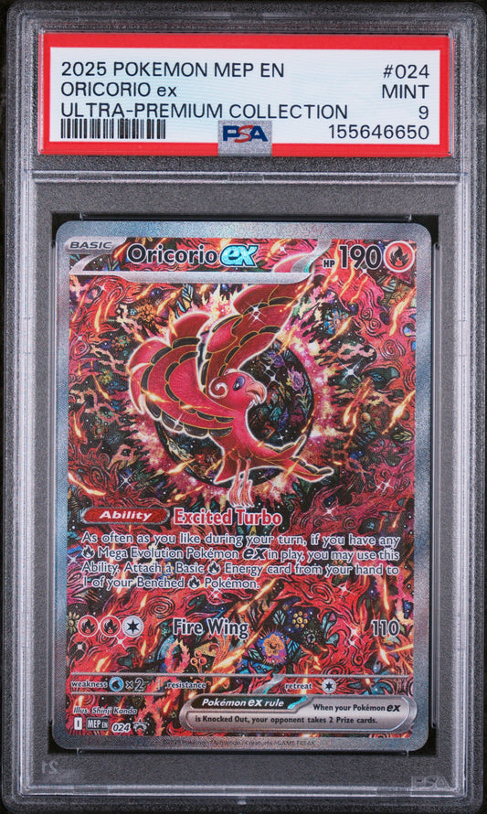 PSA 9 Oricorio ex #024 Mega Evolution Promo