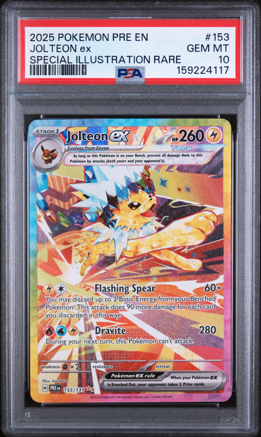 PSA 10 Jolteon ex #153 Prismatic Evolutions