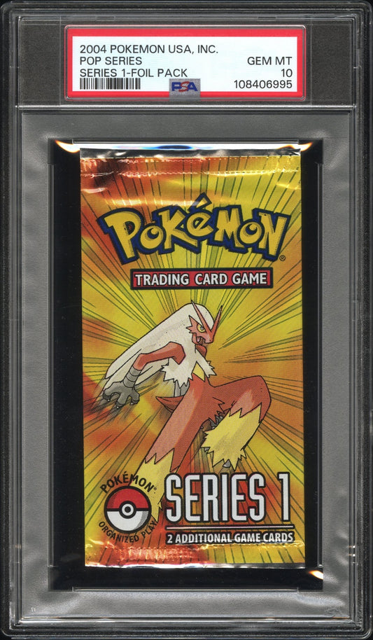 PSA 10 Pop Series 1 Blaziken Foil Pack