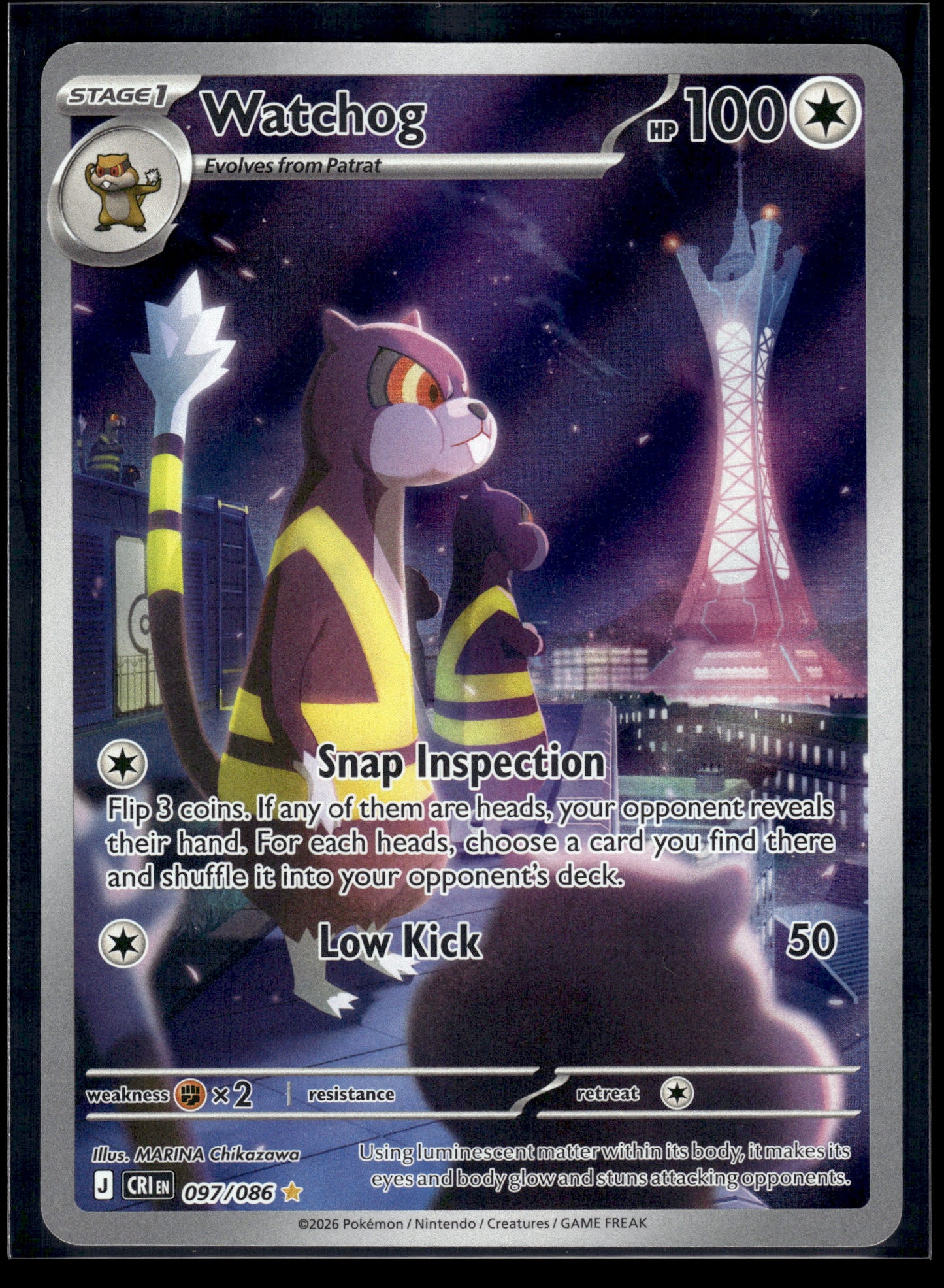 Watchog #097/086 Chaos Rising NM