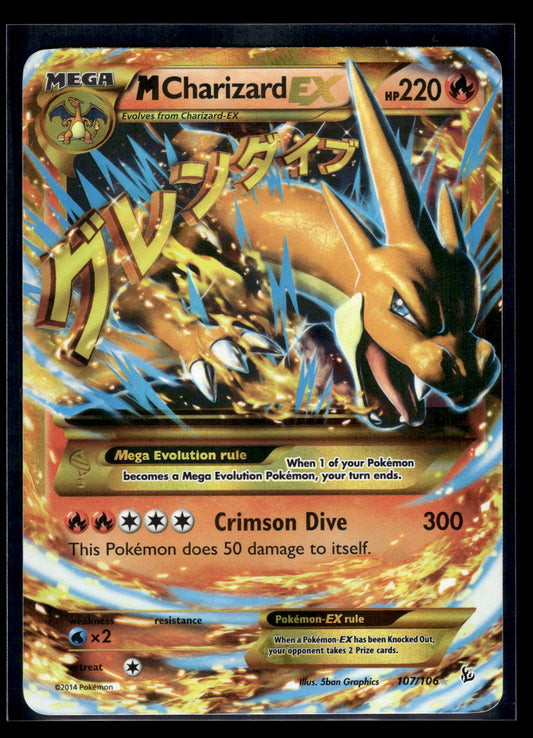 M Charizard EX (Y) (Secret) #107/106 XY - Flashfire LP
