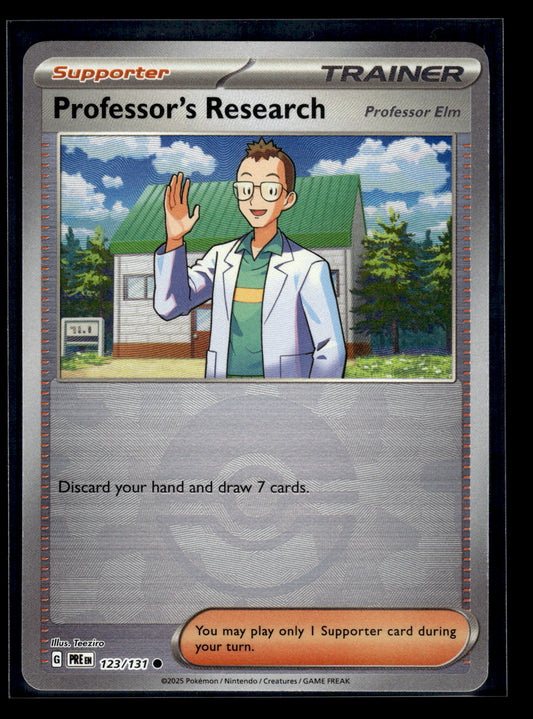Professor's Research (Poke Ball) #123/131 Prismatic Evolutions VLP