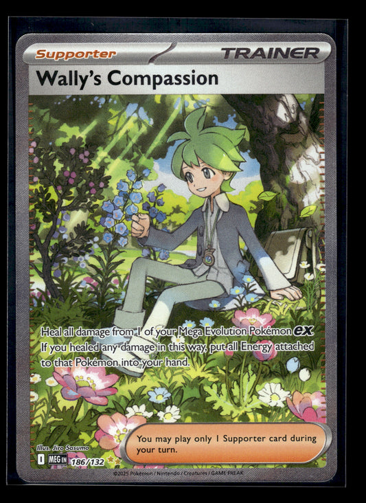 Wally's Compassion #186/132 Mega Evolution NM