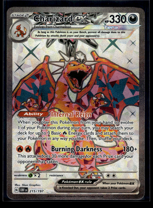 Charizard ex #215/197 Obsidian Flames VLP