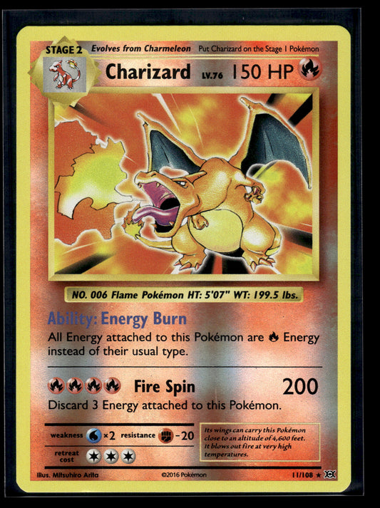 Charizard #11/108 Reverse Holo Evolutions VLP