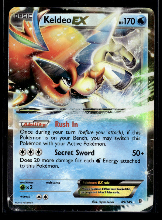 Keldeo EX #49/149 Boundaries Crossed LP
