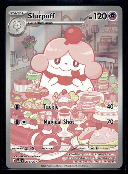Slurpuff #236/217 Ascended Heroes NM