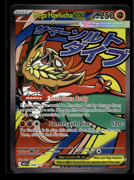 Mega Hawlucha ex #268/217 Ascended Heroes LP