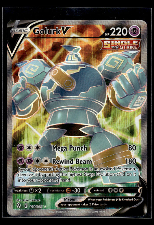 Golurk V #181/203 Evolving Skies VLP