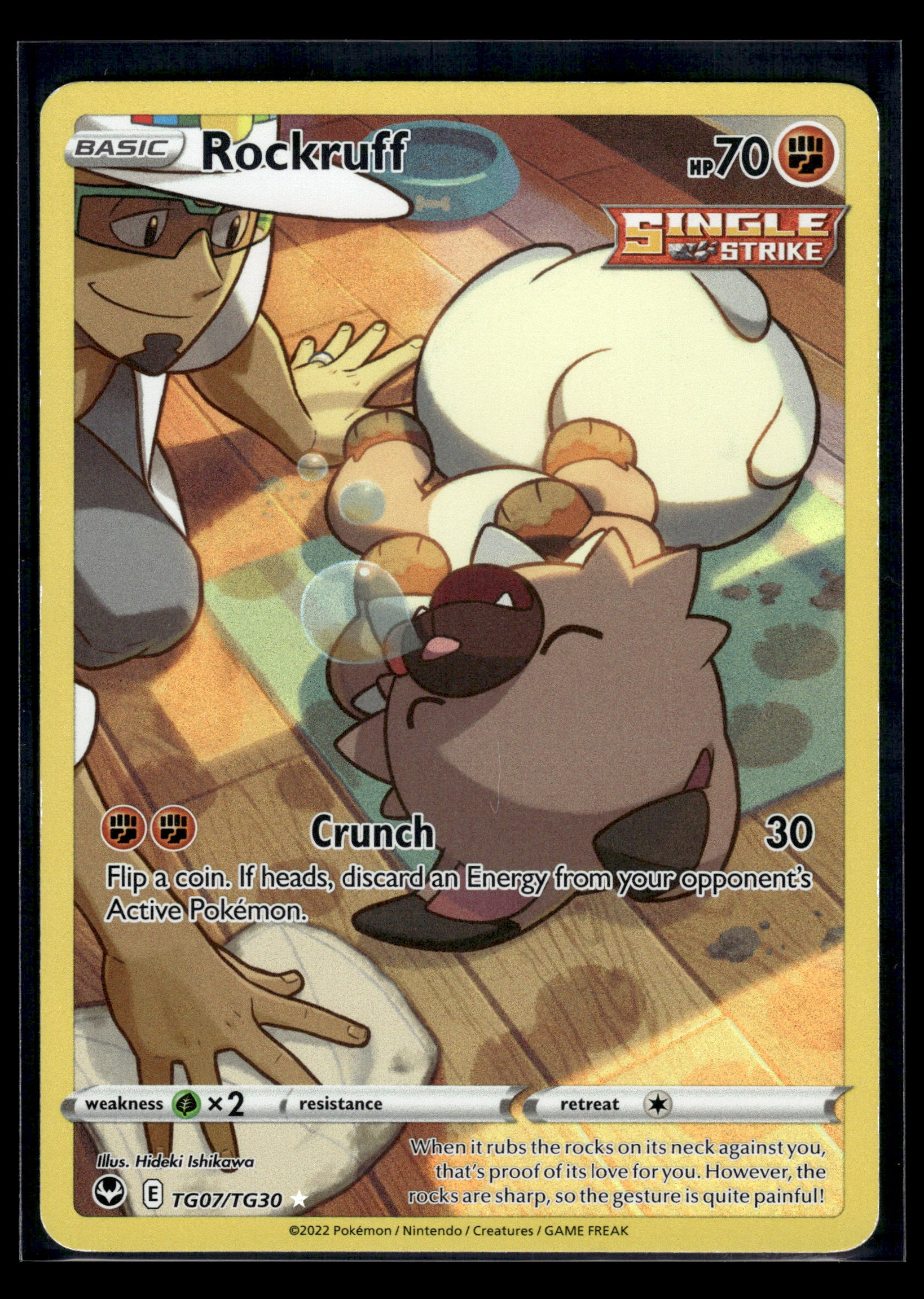 Rockruff #TG07/TG30 Silver Tempest Trainer Gallery LP