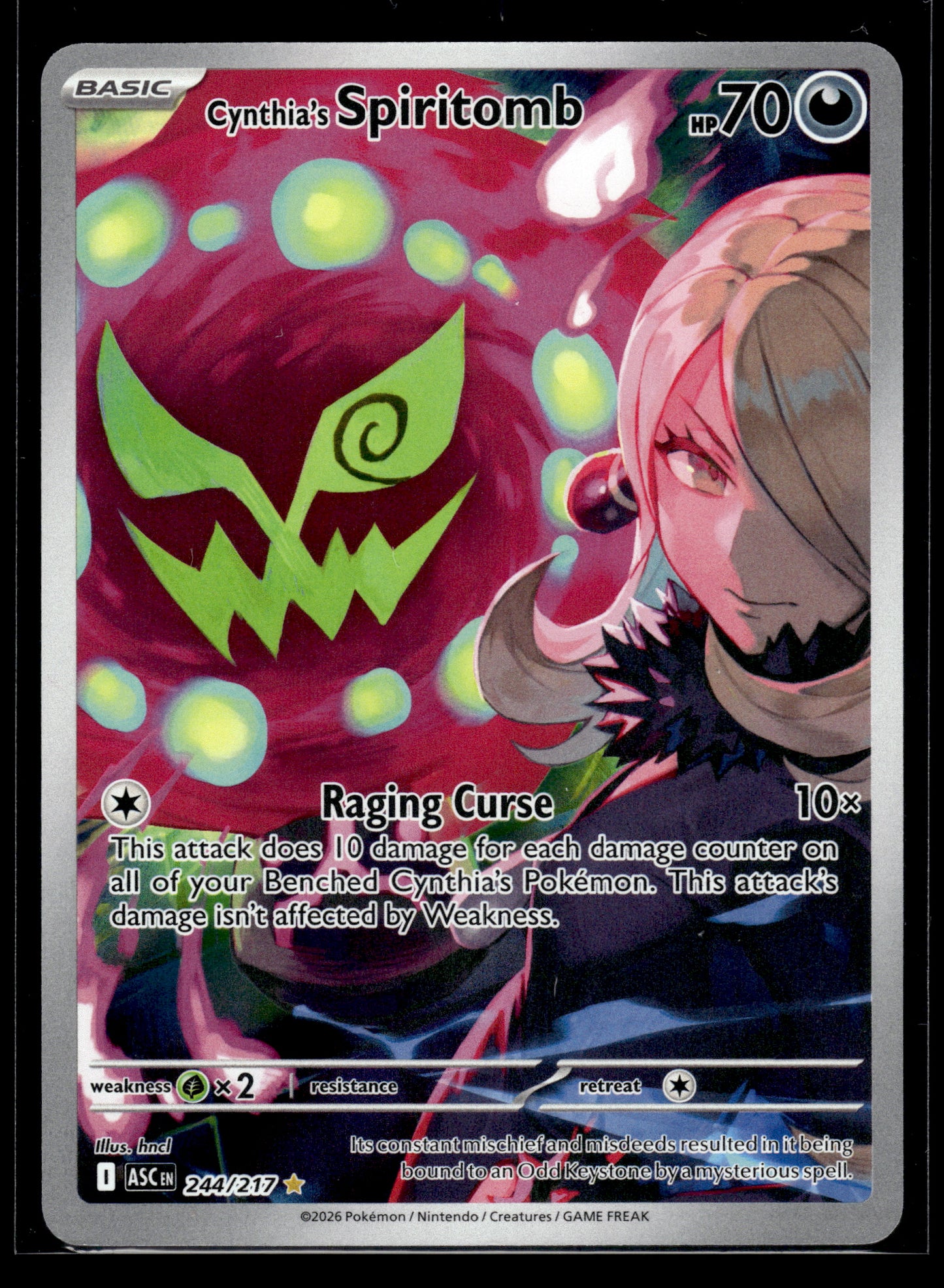 Cynthia's Spiritomb #244/217 Ascended Heroes NM