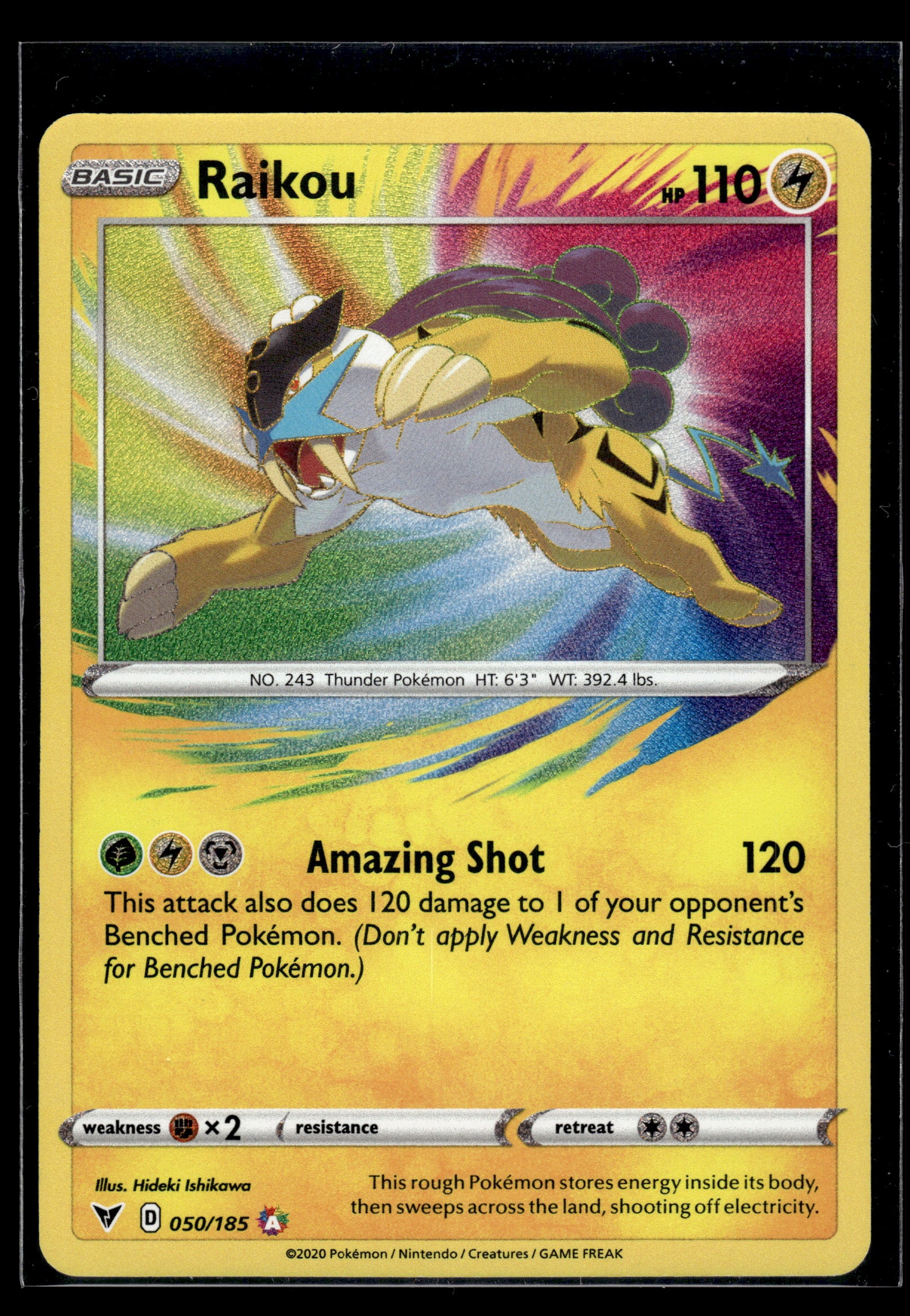 Raikou #050/185 Vivid Voltage NM