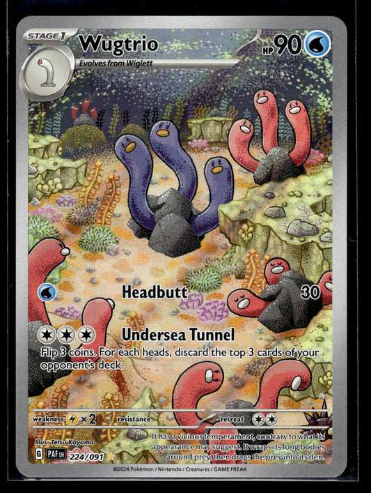 Wugtrio #224/091 Paldean Fates VLP