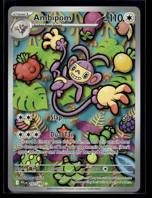 Ambipom #107/094 Phantasmal Flames VLP