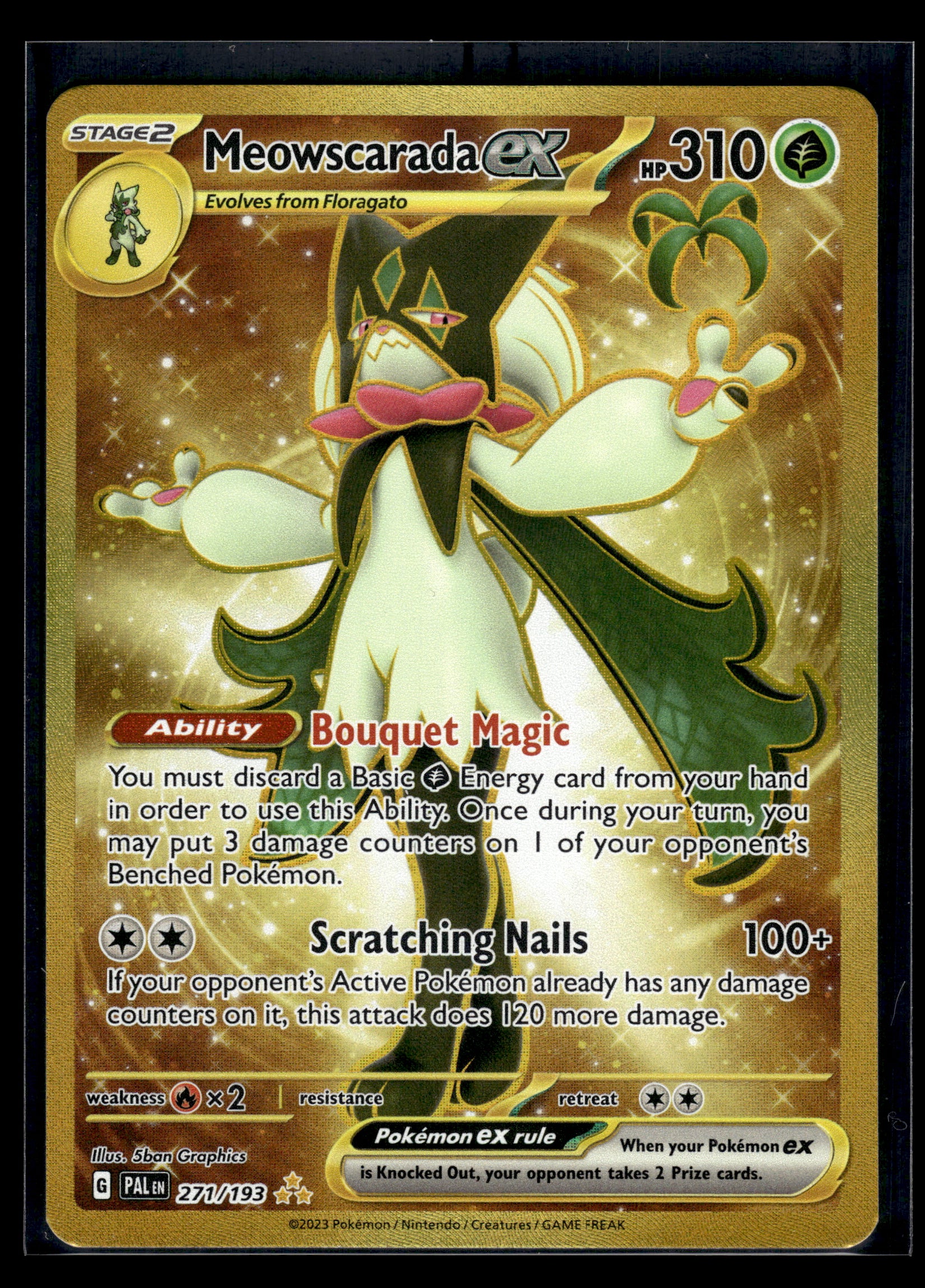 Meowscarada ex #271/193 Paldea Evolved VLP