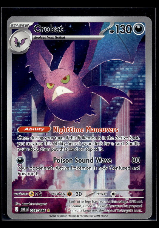 Crobat #093/086 Chaos Rising LP