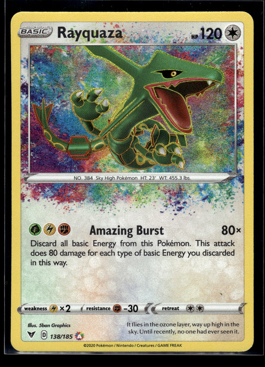 Rayquaza #138/185 Vivid Voltage LP