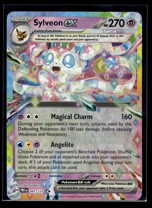Sylveon ex #041/131 Prismatic Evolutions LP