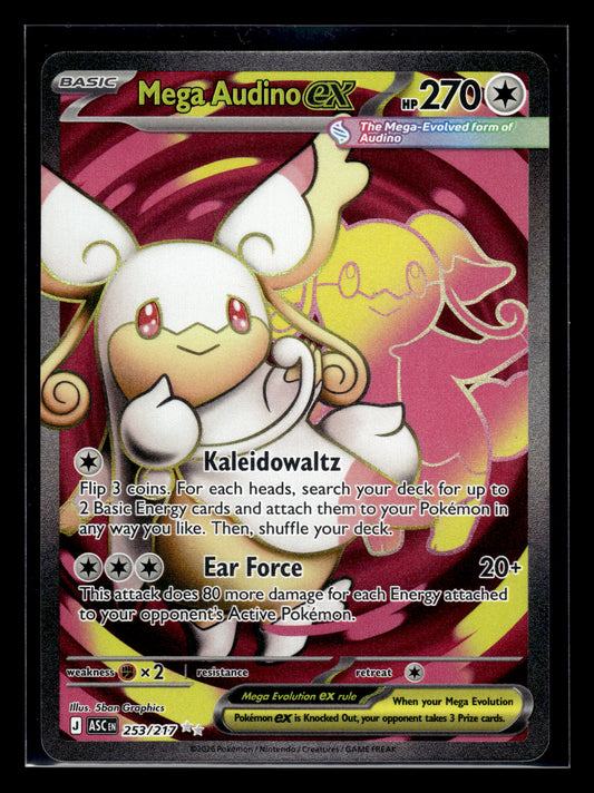 Mega Audino ex #253/217 Ascended Heroes NM