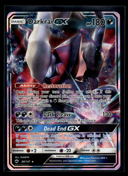 Darkrai GX #88/147 Burning Shadows LP