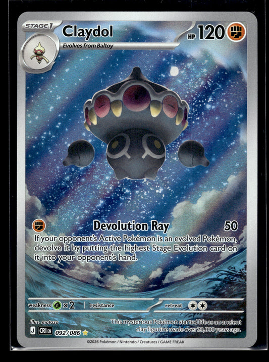 Claydol #092/086 Chaos Rising NM