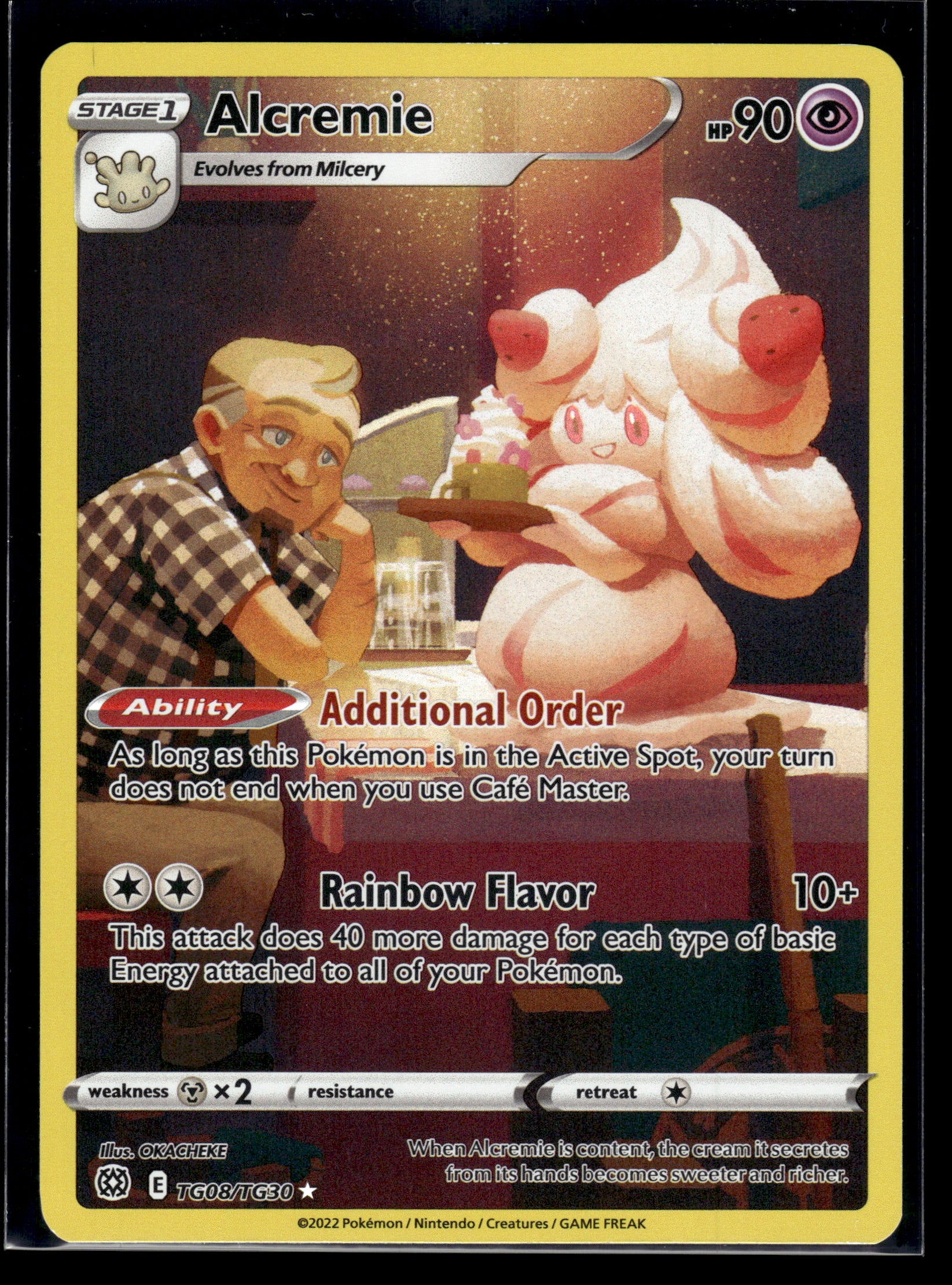 Alcremie #TG08/TG30 Brilliant Stars Trainer Gallery VLP