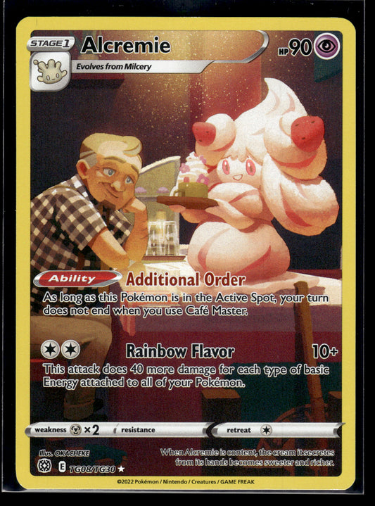 Alcremie #TG08/TG30 Brilliant Stars Trainer Gallery VLP