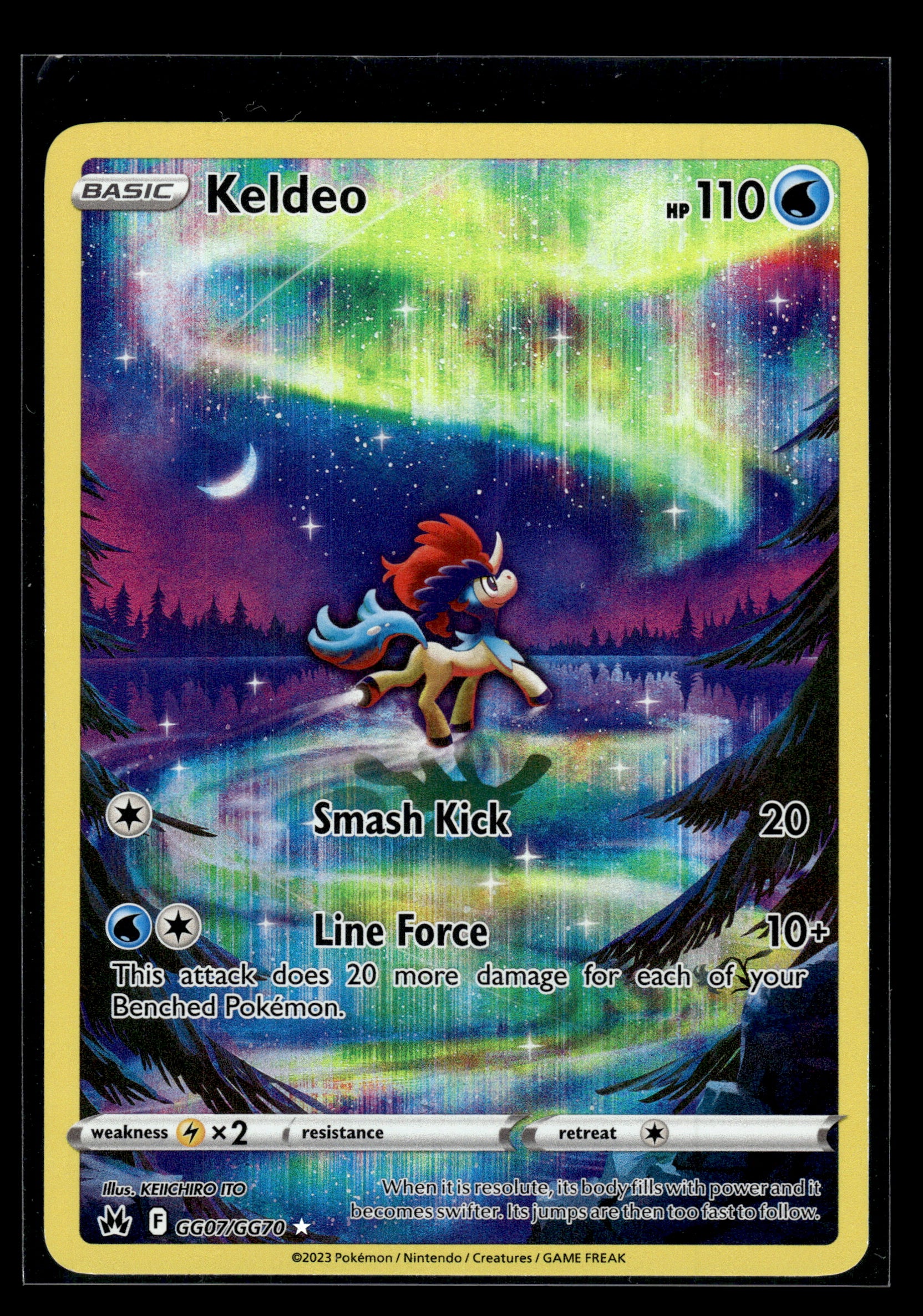 Keldeo #GG07/GG70 Crown Zenith LP