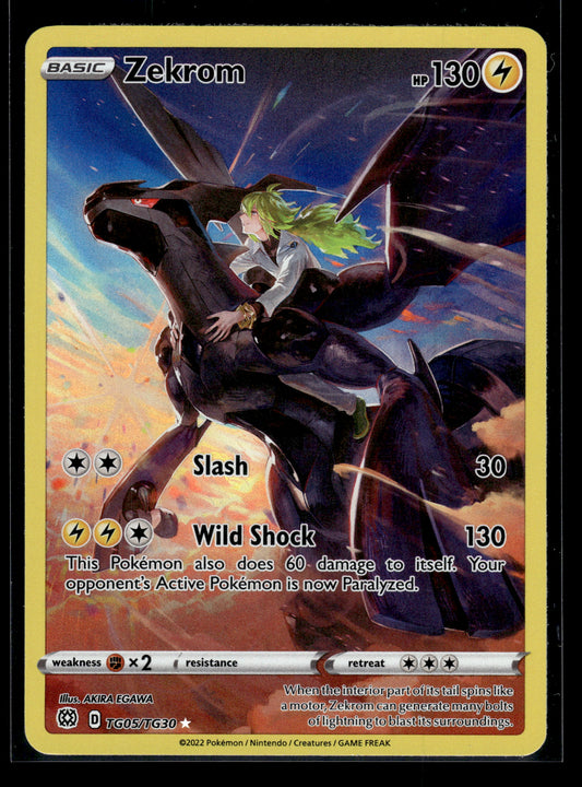 Zekrom #TG05/TG30 Brilliant Stars Trainer Gallery LP