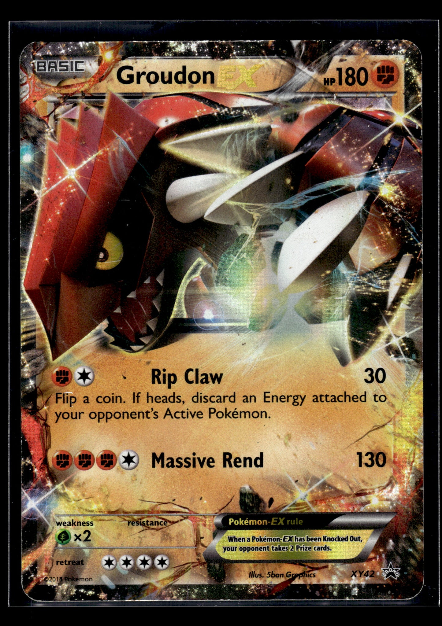 Groudon EX #XY42 XY Promos HP