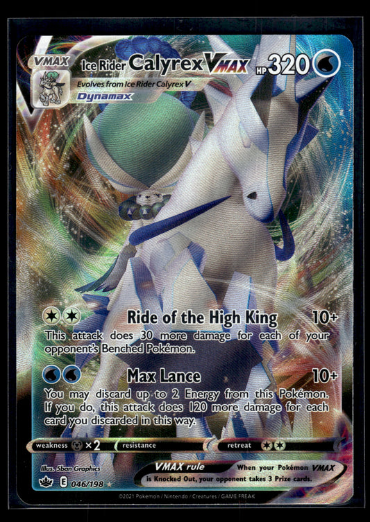 Ice Rider Calyrex VMAX #046/198 Chilling Reign MP