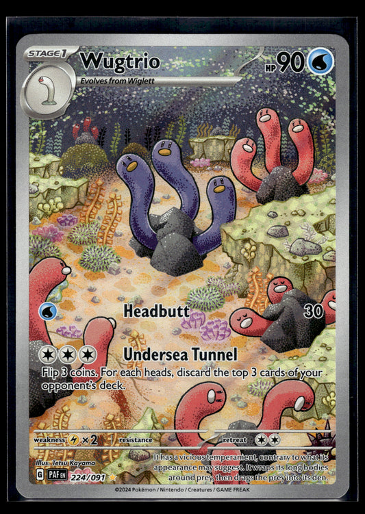Wugtrio #224/091 Paldean Fates VLP
