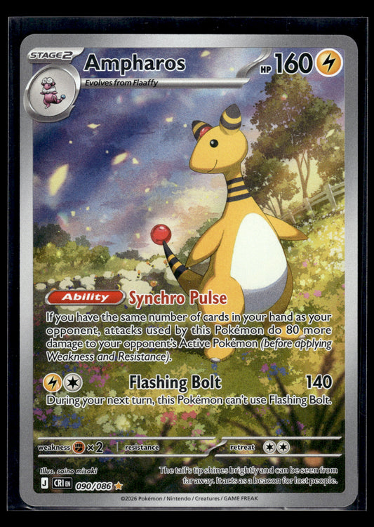 Ampharos #090/086 Chaos Rising VLP