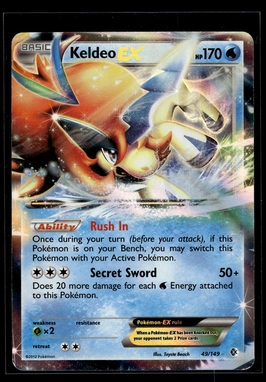 Keldeo EX #49/149 Boundaries Crossed MP
