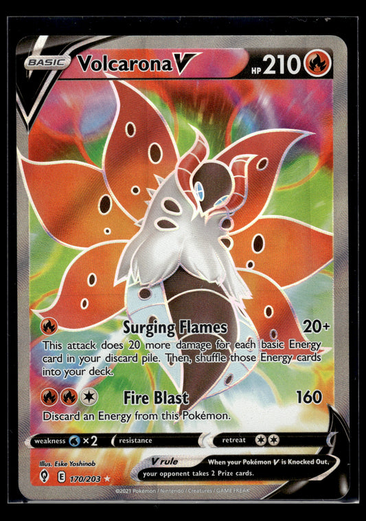 Volcarona V #170/203 Evolving Skies VLP
