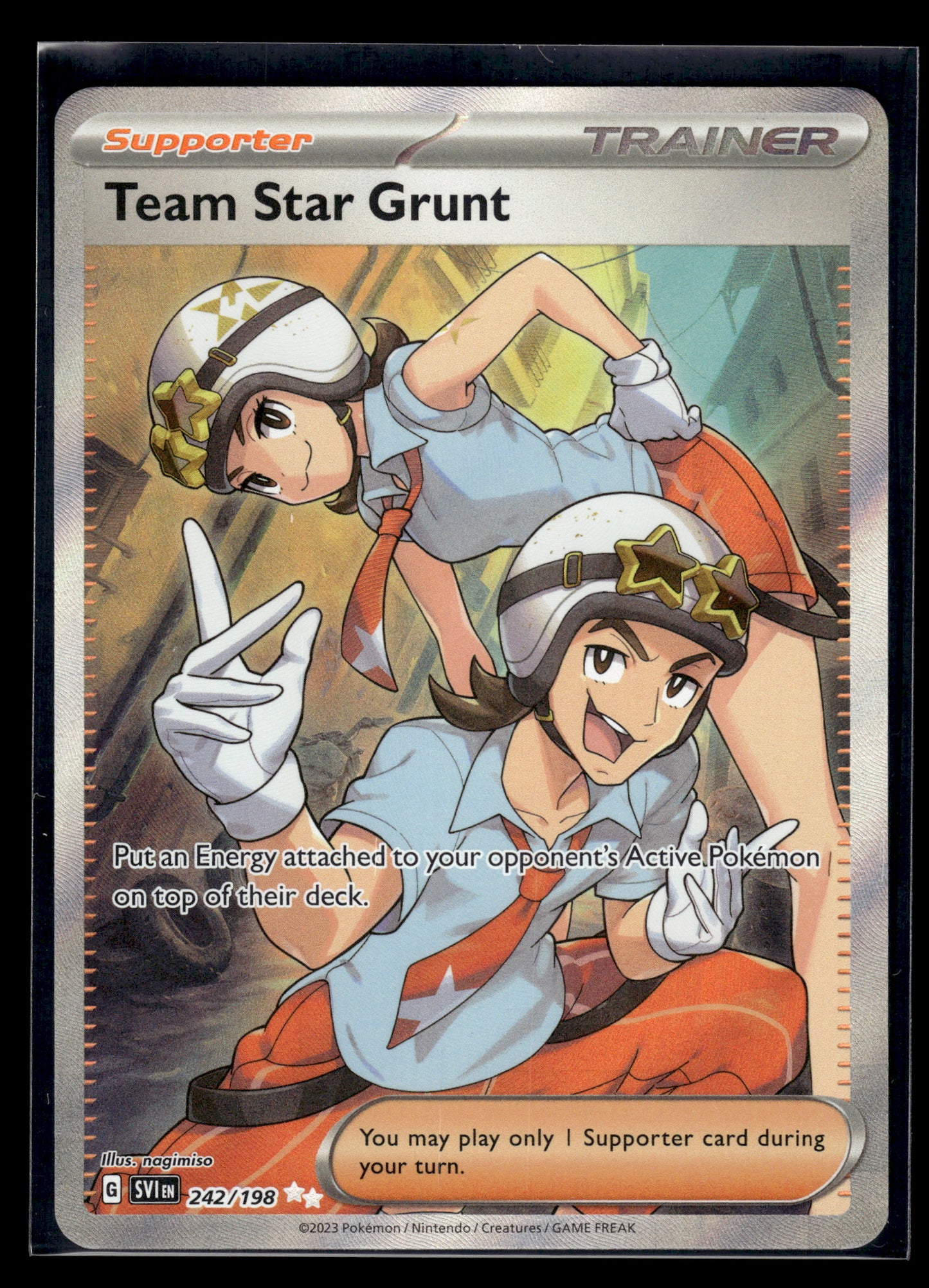 Team Star Grunt #242/198 Scarlet & Violet Base Set VLP