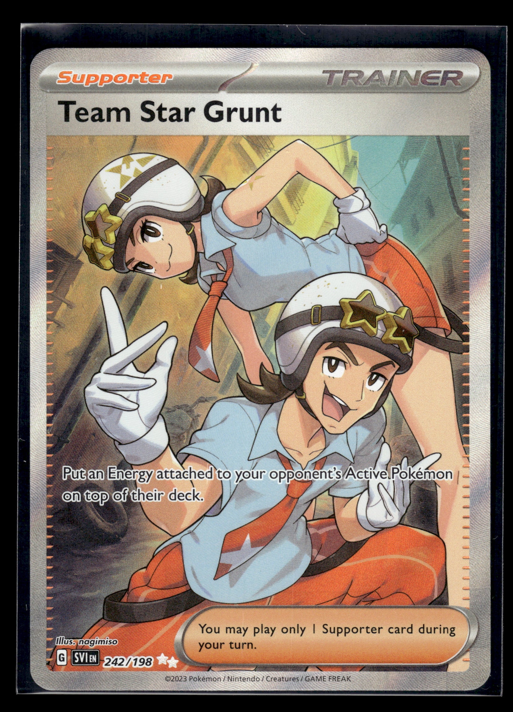 Team Star Grunt #242/198 Scarlet & Violet Base Set VLP
