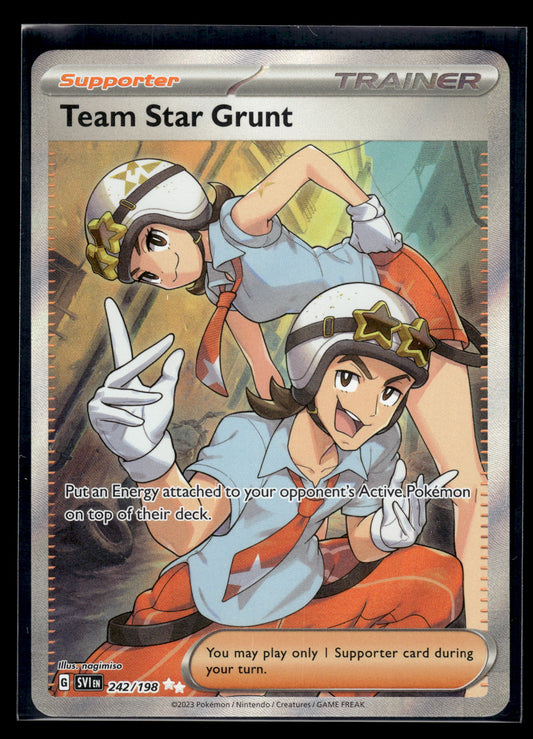 Team Star Grunt #242/198 Scarlet & Violet Base Set VLP