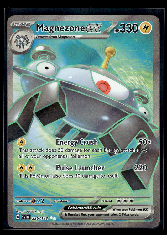 Magnezone ex #226/198 Scarlet & Violet Base Set VLP