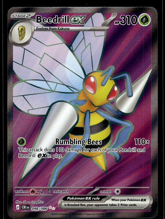 Beedrill ex #098/086 Chaos Rising VLP