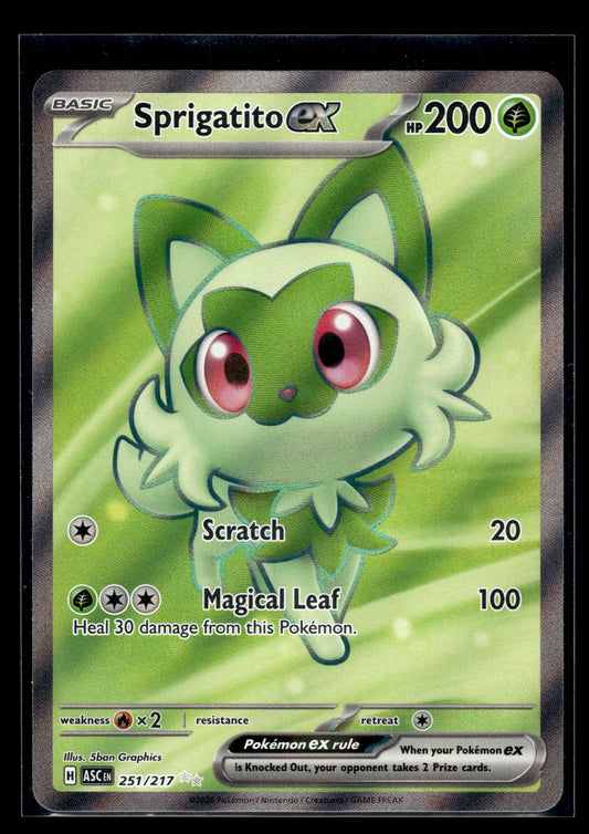 Sprigatito ex #251/217 Ascended Heroes NM